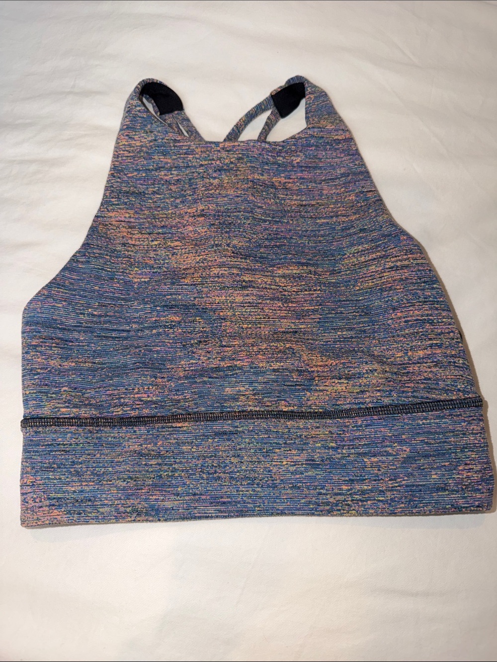 LULULEMON- high neck energy bra/ long line/ size 4 / Multicolor